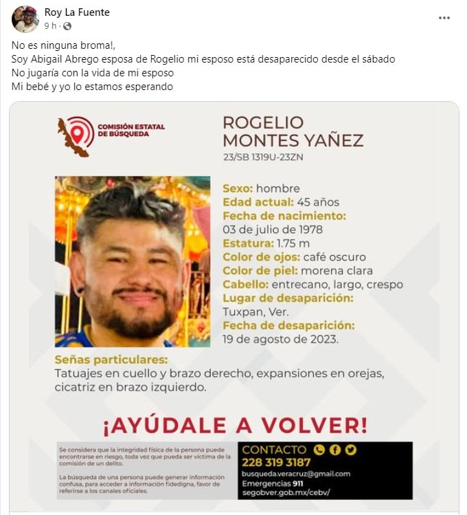 Rogelio Montes Yañez, integrante de Grupo Palomo