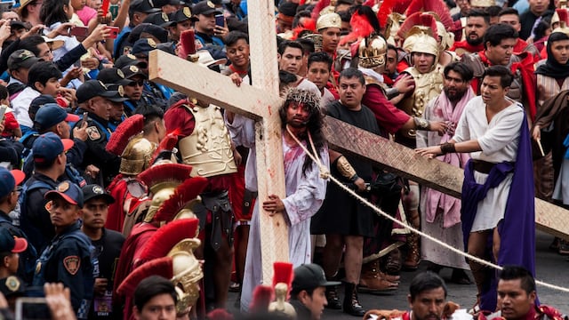 Vía crucis en Iztapalapa