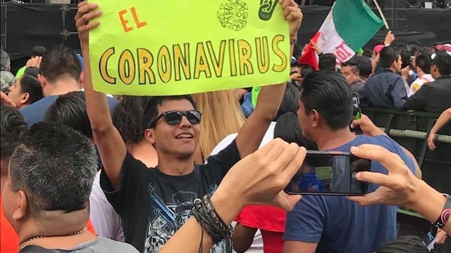 Mario Santander en el Vive Latino