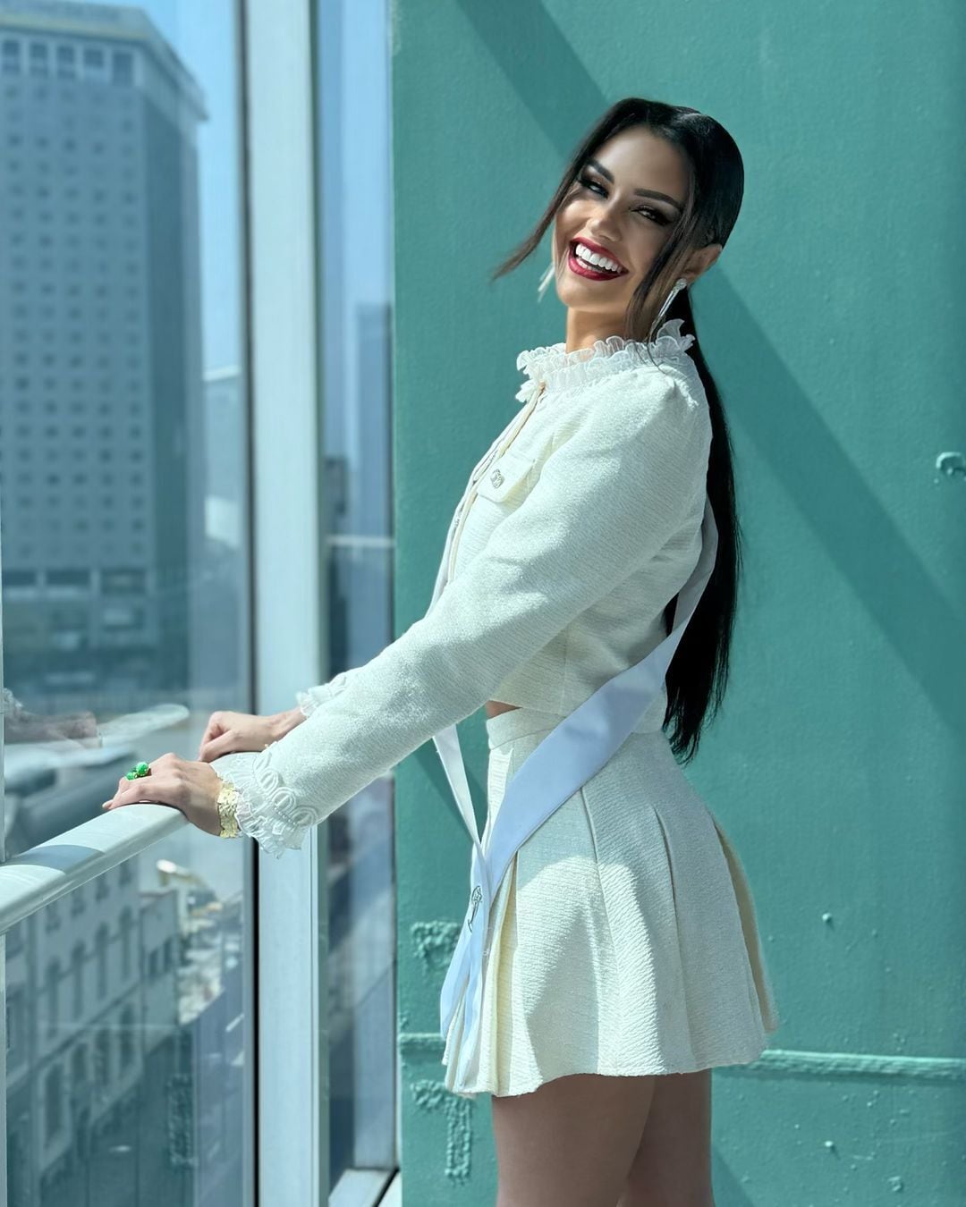 Emilia Dides, ex participante de Miss Universo 2024 que representó a Chile