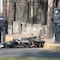 Motociclista sufre accidente con su novia embarazada en Torreón, Coahuila; se desprendió la llanta de un tráiler