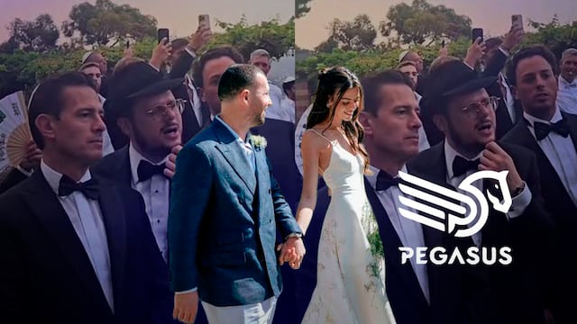 Reaparece Peña Nieto en la lujosa boda de Omer Adam y Sacha Israelovich
