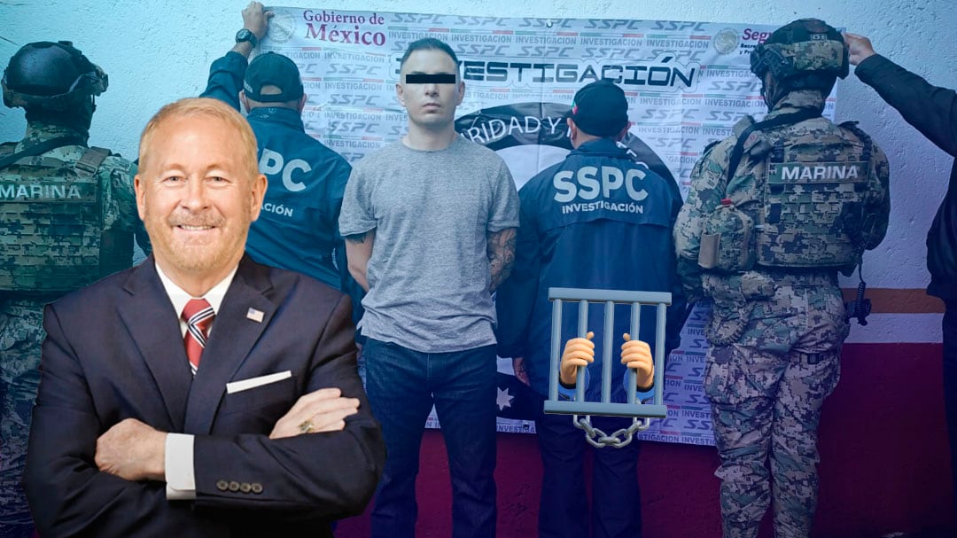 Capturan a “Lobo Menor” y embajador de Estados Unidos destaca cooperación con México