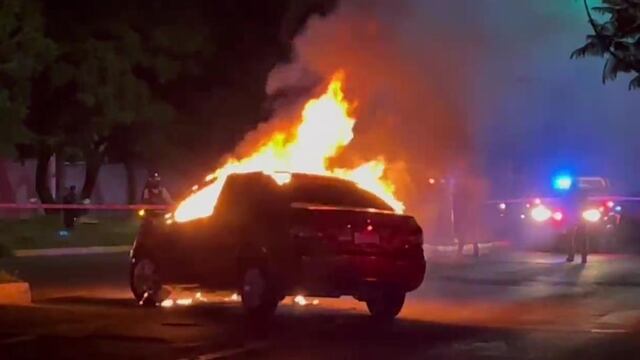 Incendios tras enfrentamiento entre Sedena y CJNG