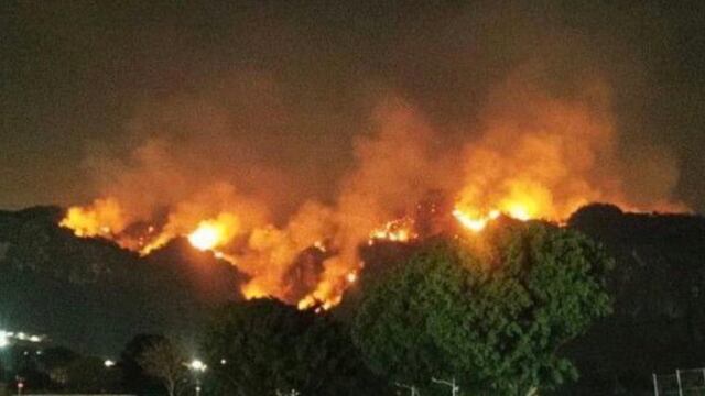 Incendio cerro del Tepozteco