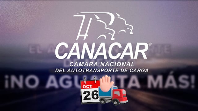 “El autotransporte ya no aguanta”: CANACAR mantiene paro este 26 de octubre