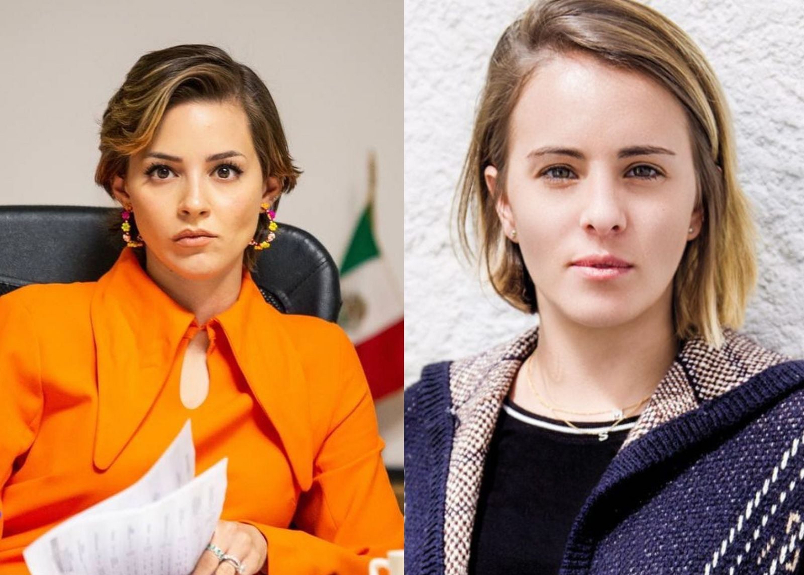 Mariana Rodríguez y Saskia Niño de Rivera