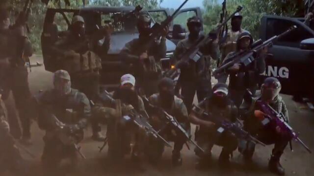 ¿Qué es GNG? Sus siglas estaban en vehículos que entraron a Técpan de Galeana