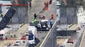 Cae estructura sobre una camioneta en Boulevard Interlomas; murió una mujer