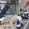Cae estructura sobre una camioneta en Boulevard Interlomas; murió una mujer