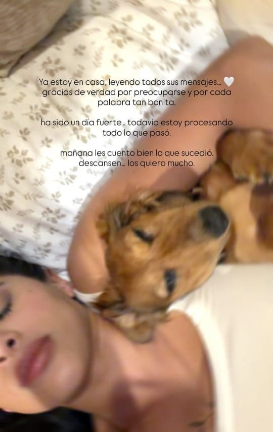 Kim Shantal manda mensaje a través de redes sociales