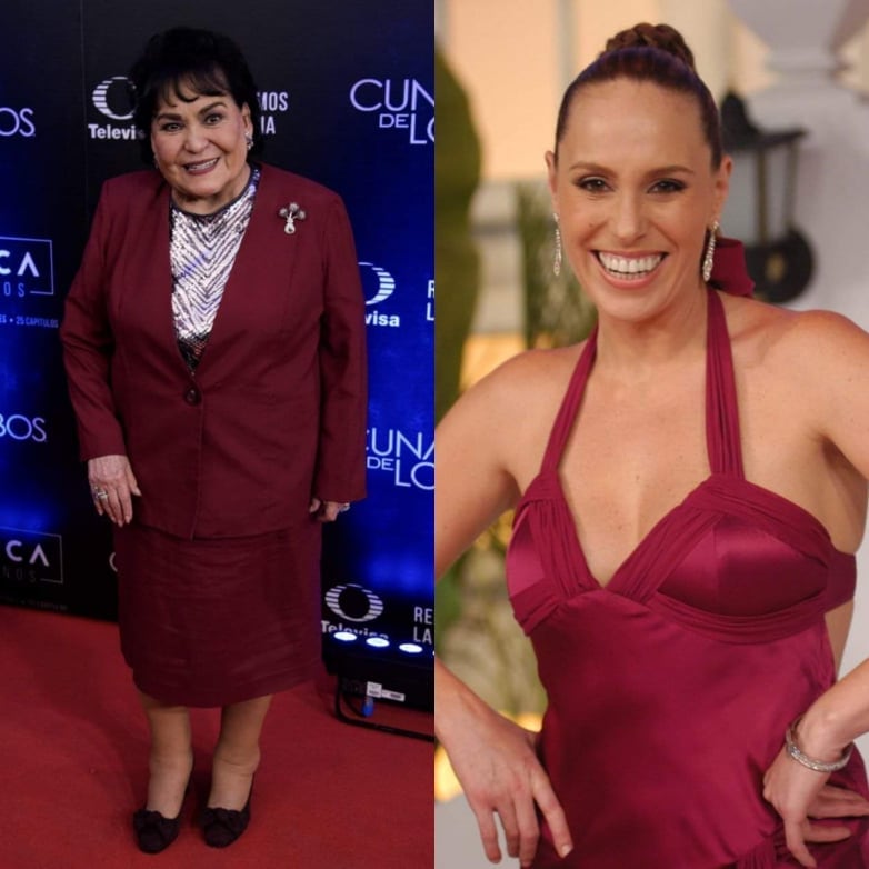 Carmen Salinas y Azela Robinson.