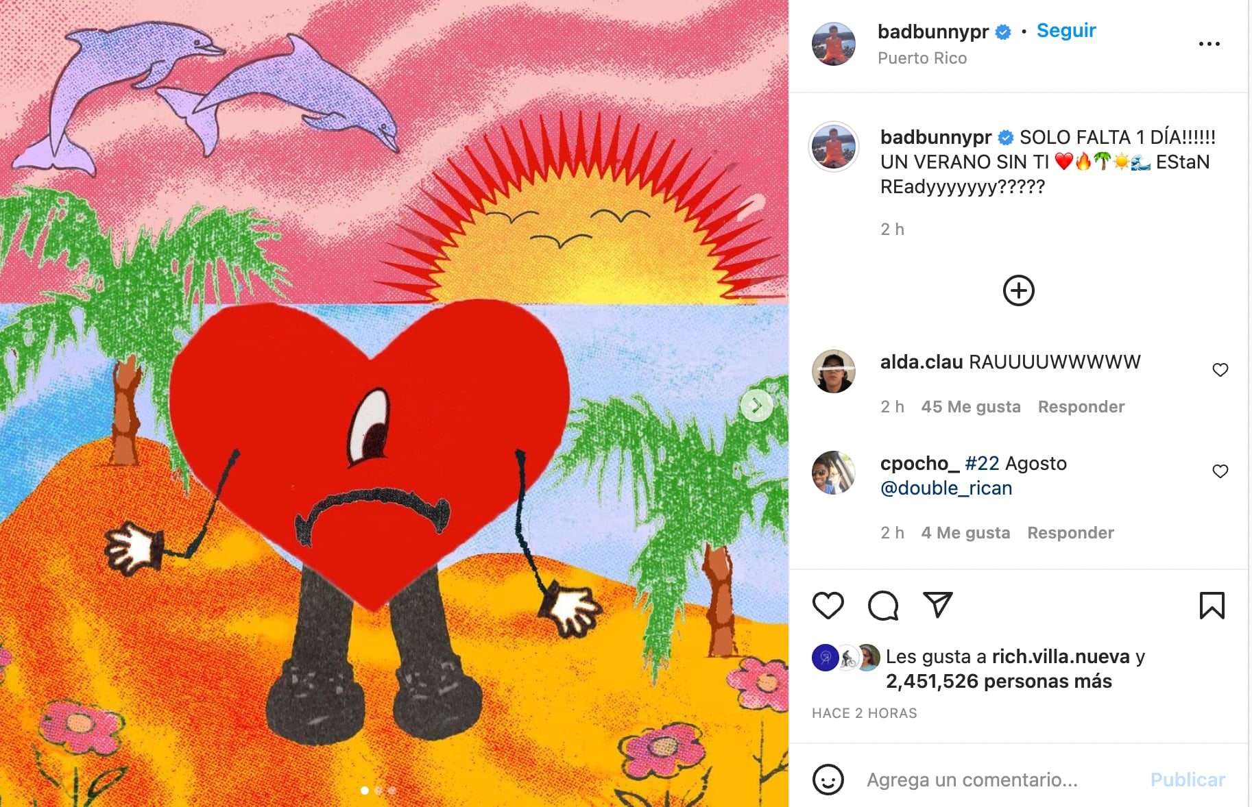 'Un verano sin ti" de Bad Bunny