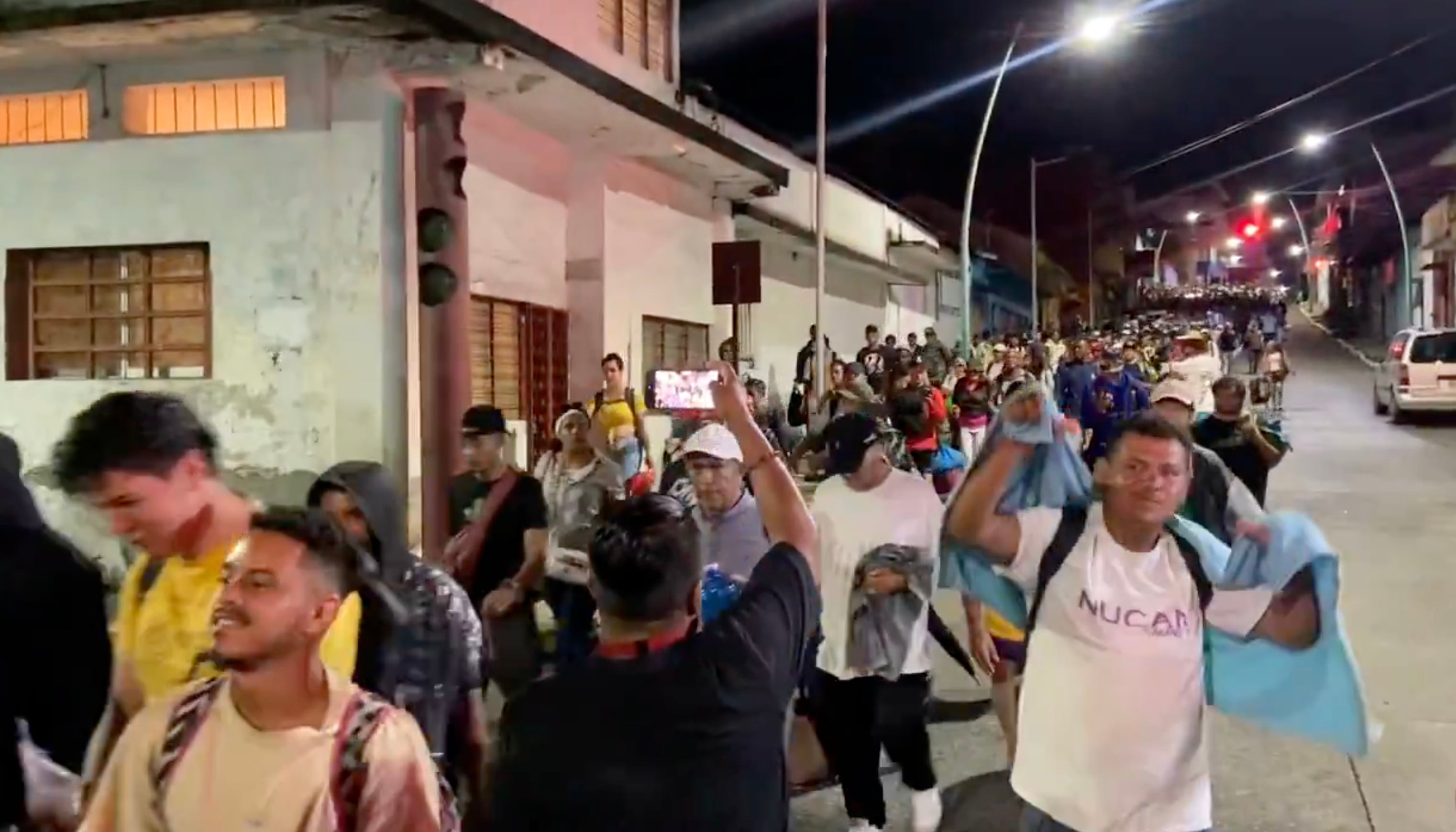Caravana migrante rumbo a CDMX