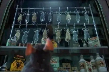 Remy de Ratatouille, película de Pixar