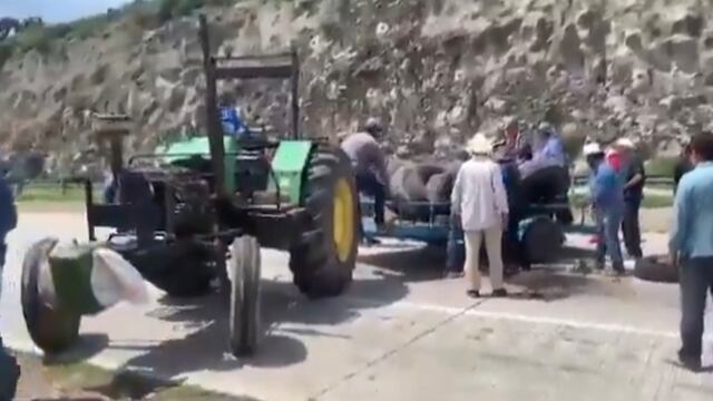 Autopista Arco Norte cuenta con bloqueo de ejidatarios hoy 24 de julio