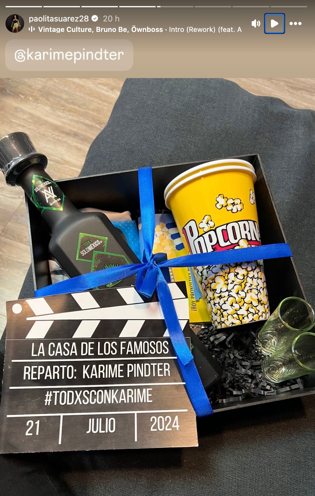 Karime Pindter envía regalos a sus amigos para que voten por ella en La Casa de los Famosos 2024