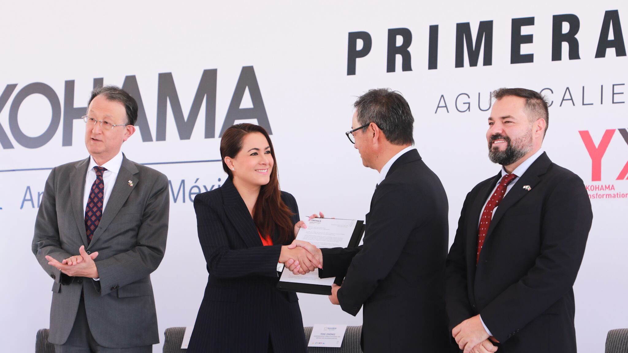 Tere Jiménez pone en marcha la ampliación de la empresa Yokohama Industries Americas