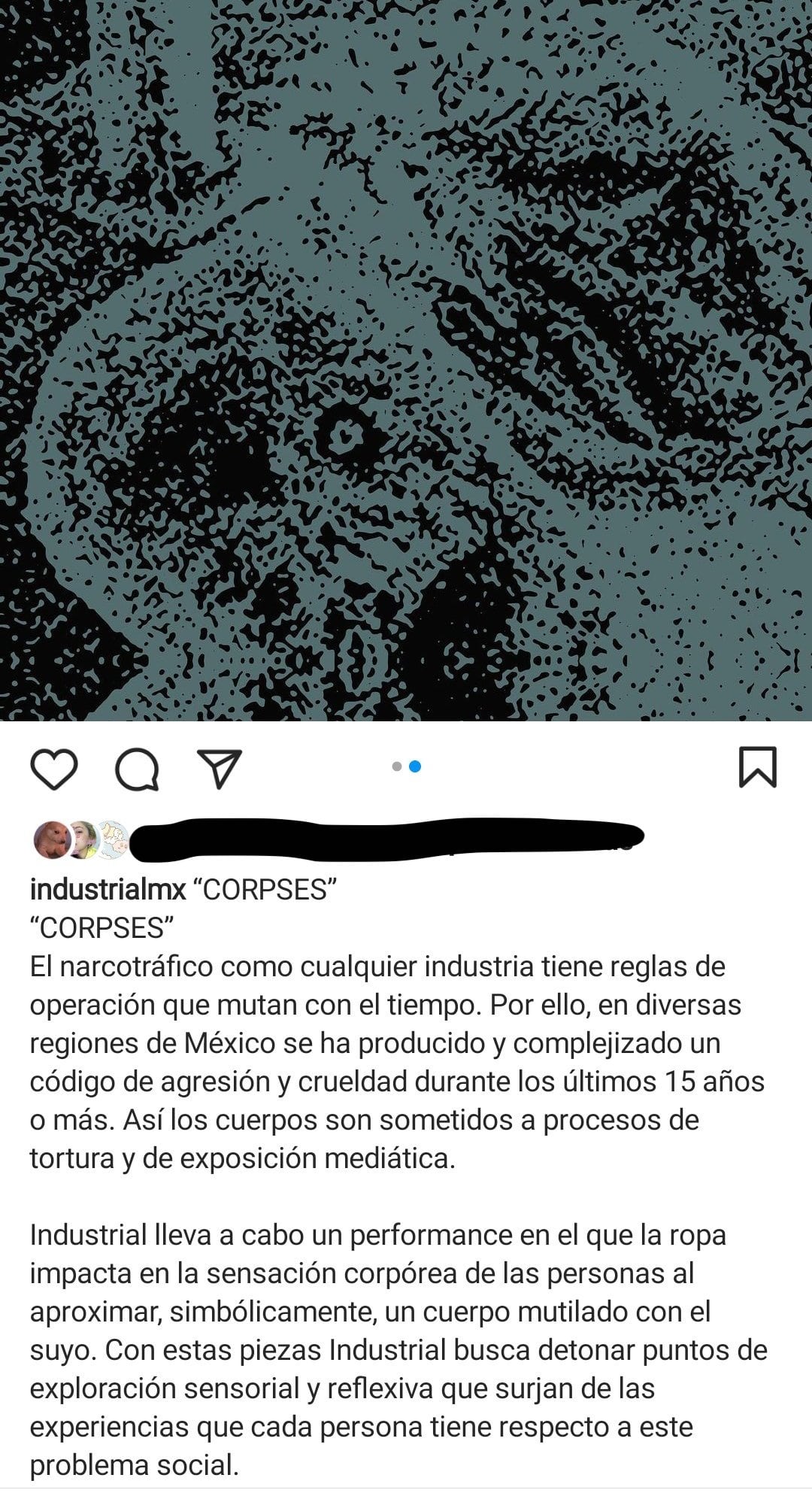 Estampado cuerpos mutilados