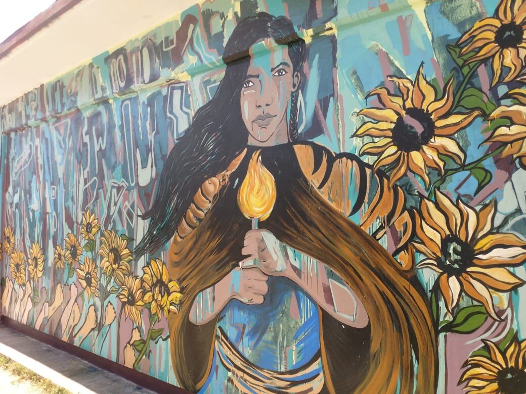 Mural "Mujer Guerrera".