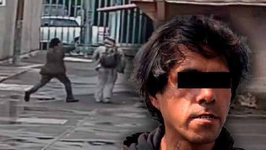 Detienen a hombre que atacó con un tubo a un peatón en Iztacalco