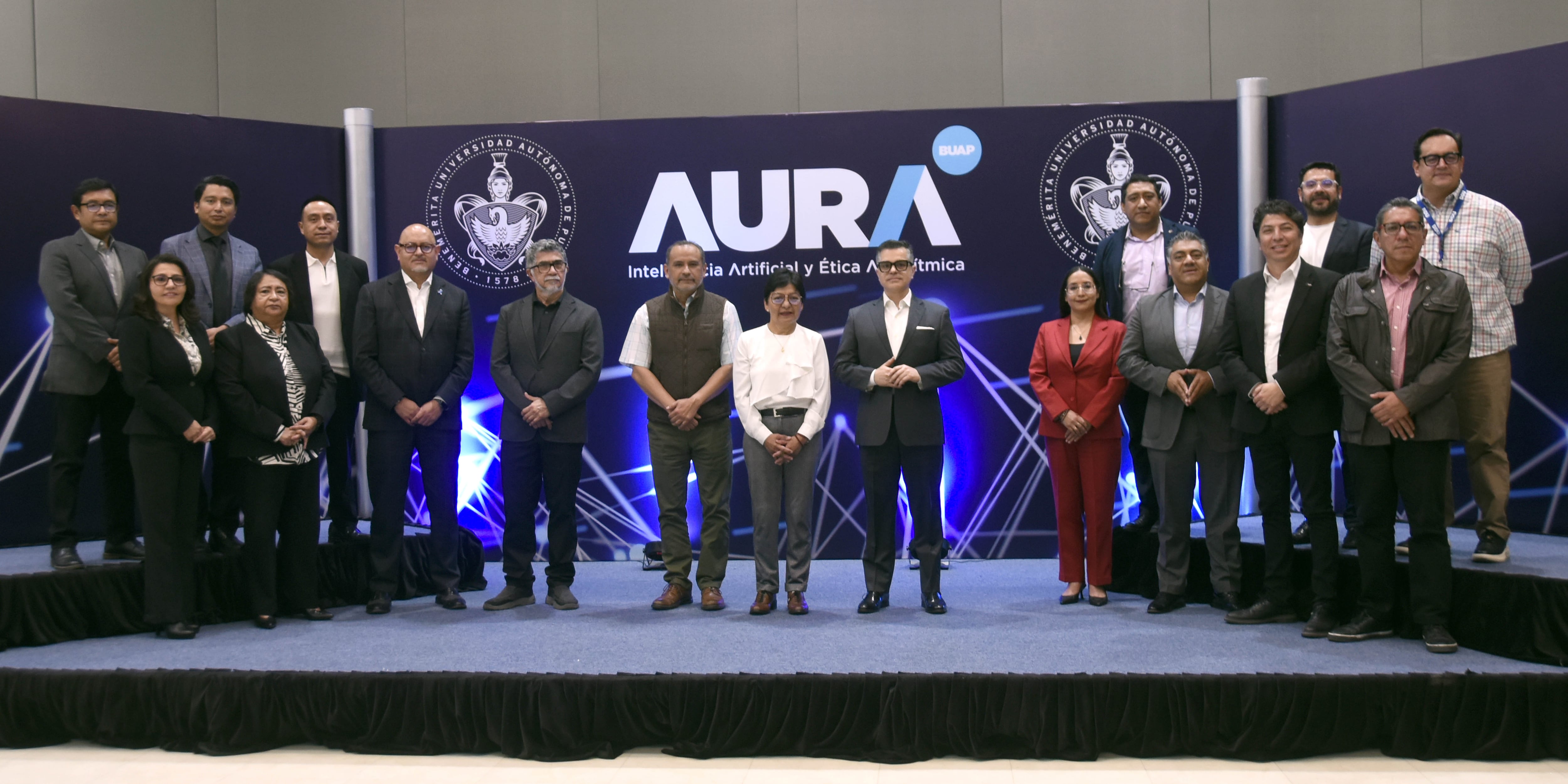 Lilia Cedillo y Marcelo García Almaguer impulsan la Agencia de IA en la BUAP.