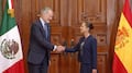 Claudia Sheinbaum recibe al rey Felipe VI en Palacio Nacional