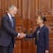 Claudia Sheinbaum recibe al rey Felipe VI en Palacio Nacional