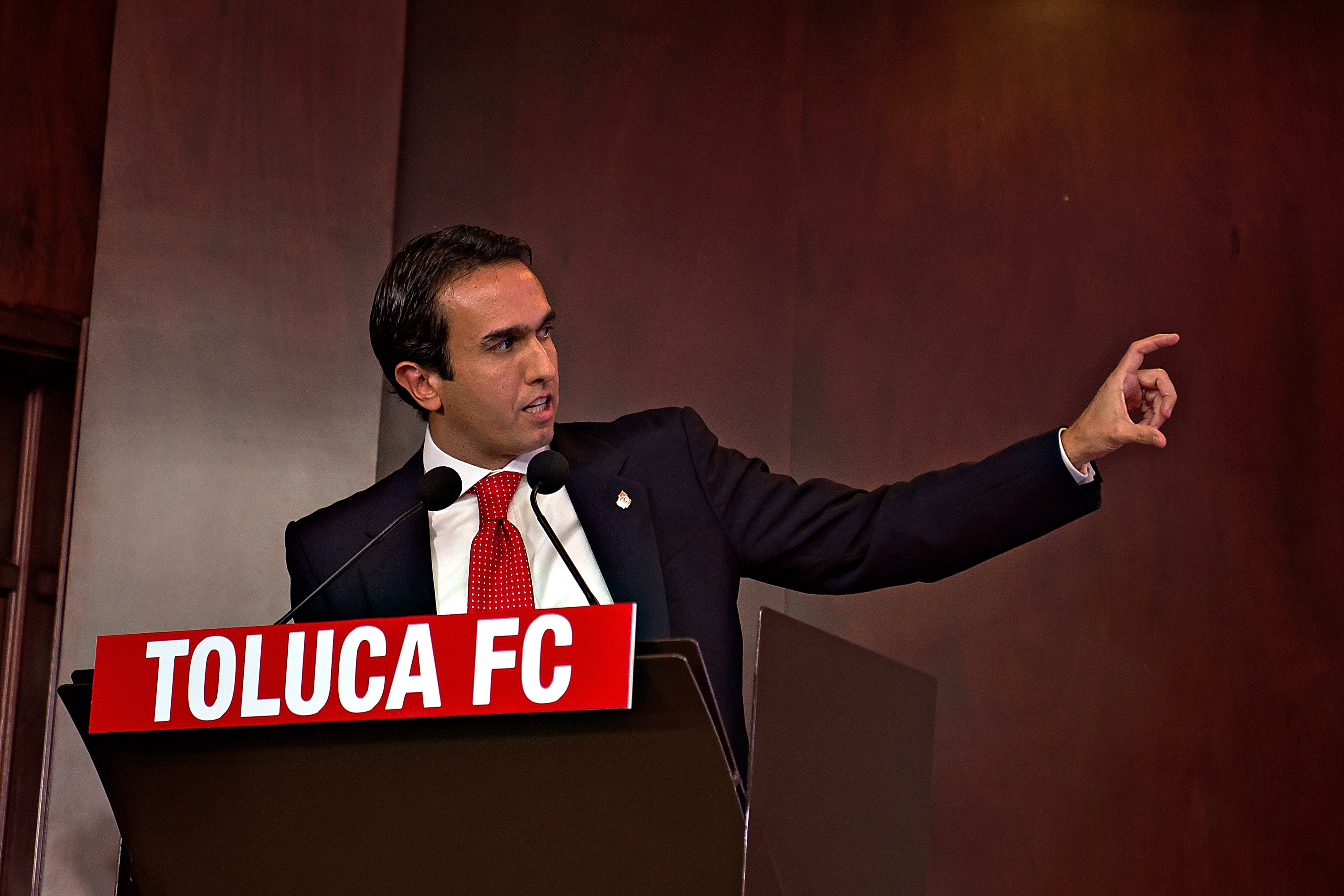 Francisco Suinaga, presidente deportivo del Toluca
