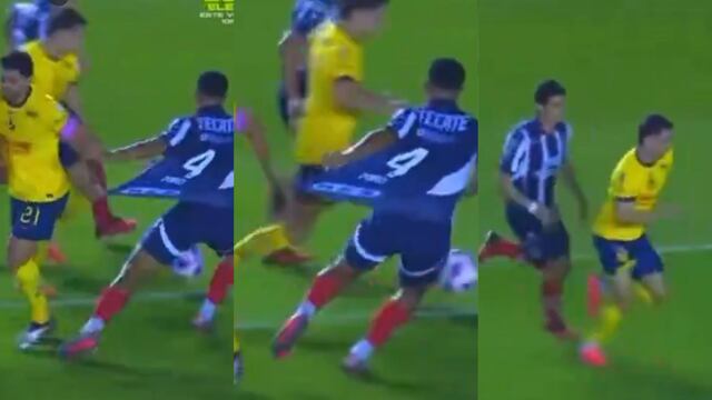 La polémica jugada que demuestra que el América fue beneficiado vs Rayados.