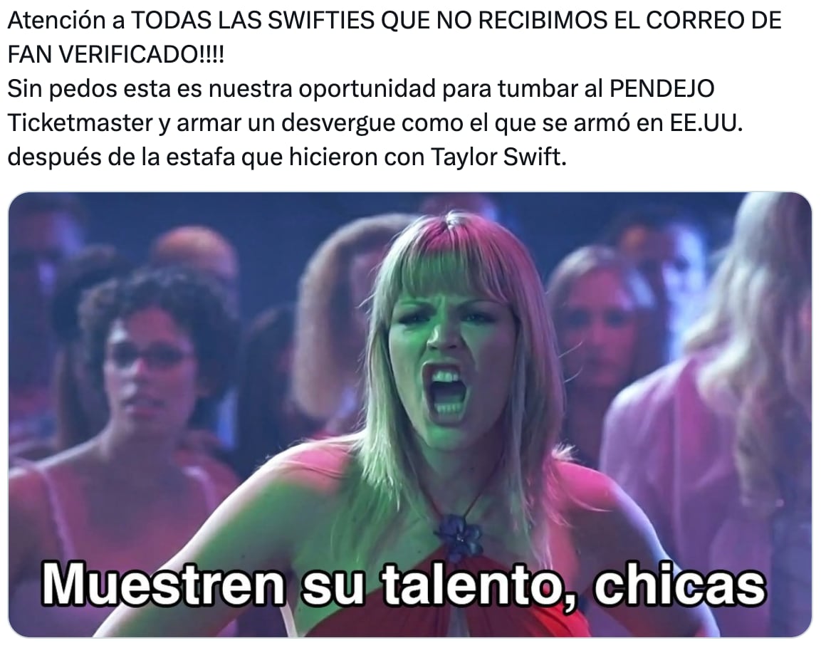 Fans de Taylor Swift en México exigen respuestas a Ticketmaster con memes