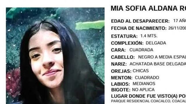 Desaparecidas en Coacalco, Estado de México: Mía Sofía es localizada con vida
