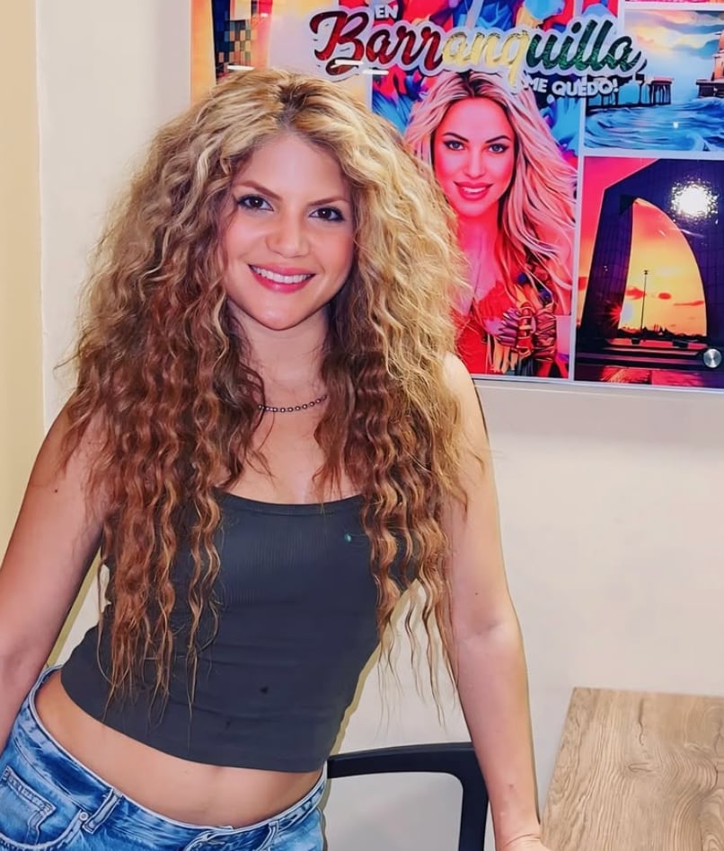 Shakibecca, imitadora de Shakira