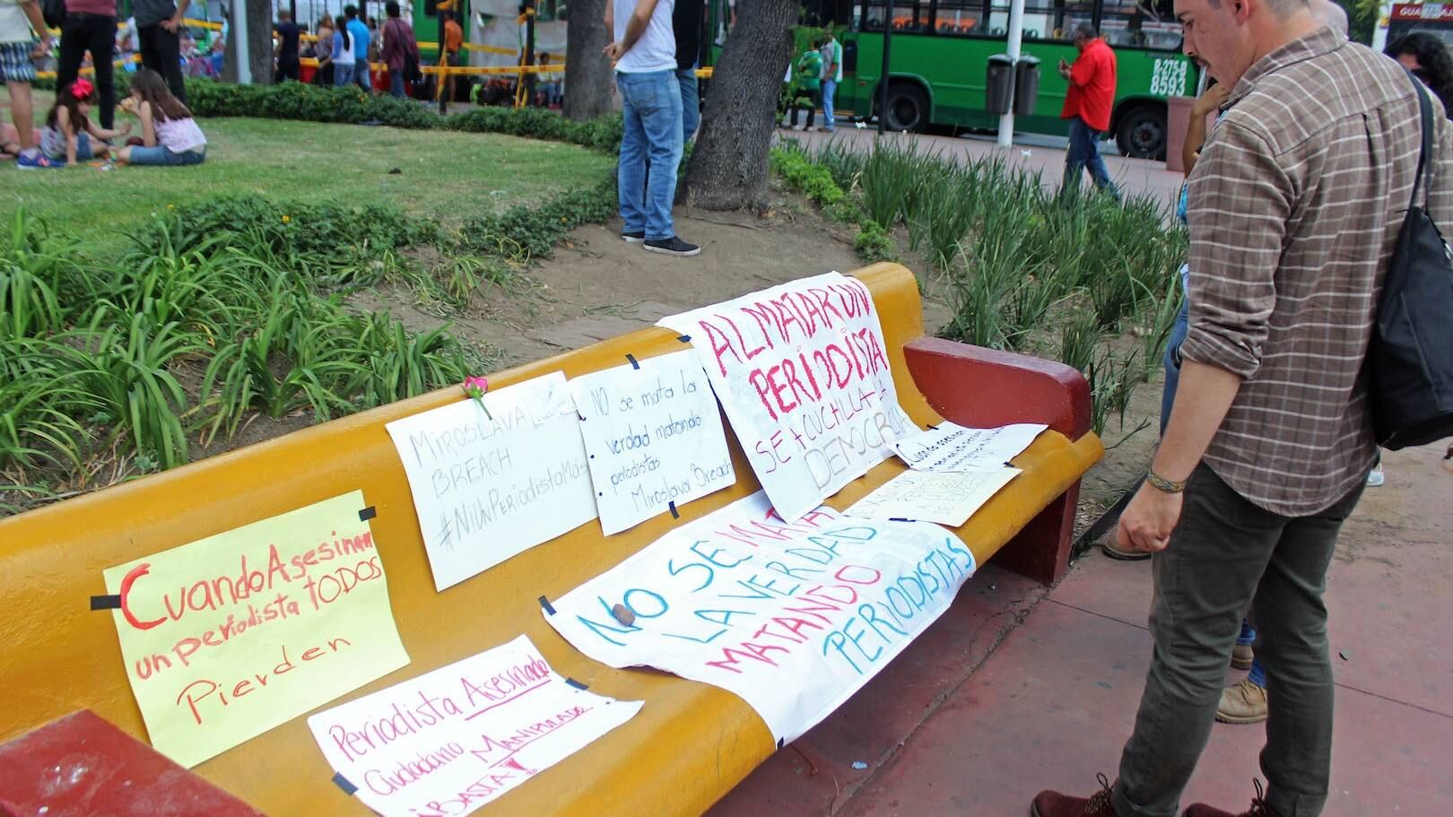 Agresiones contra periodistas en México