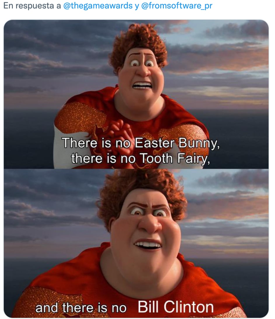 The Game Awards 2022 desata memes al querer borrar al colado que agradeció a Bill Clinton