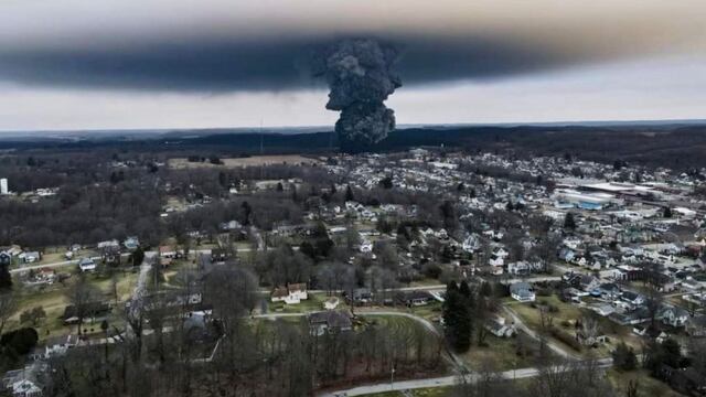 Nube tóxica de Ohio, Estados Unidos