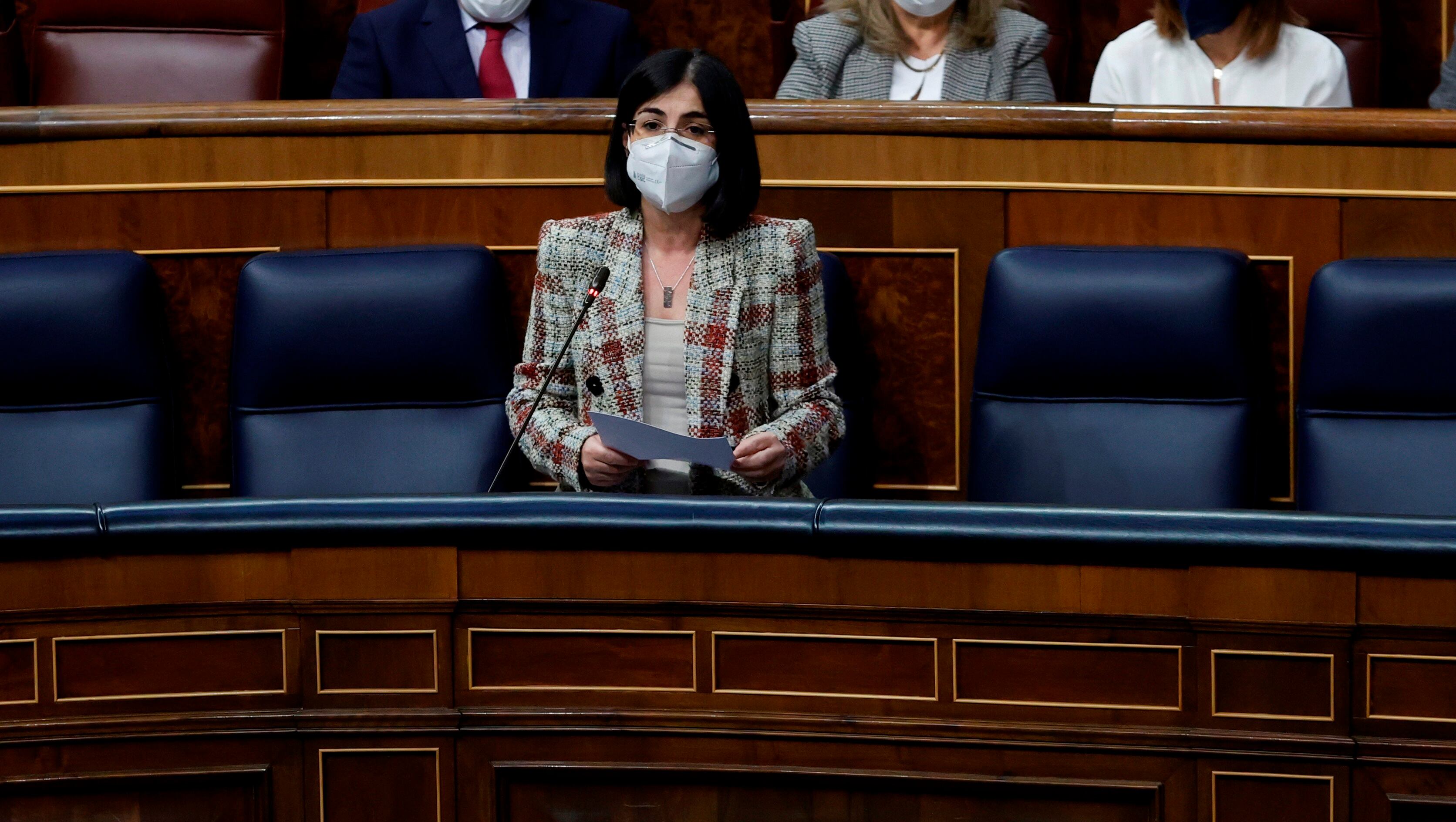 La ministra de Sanidad, Carolina Darias