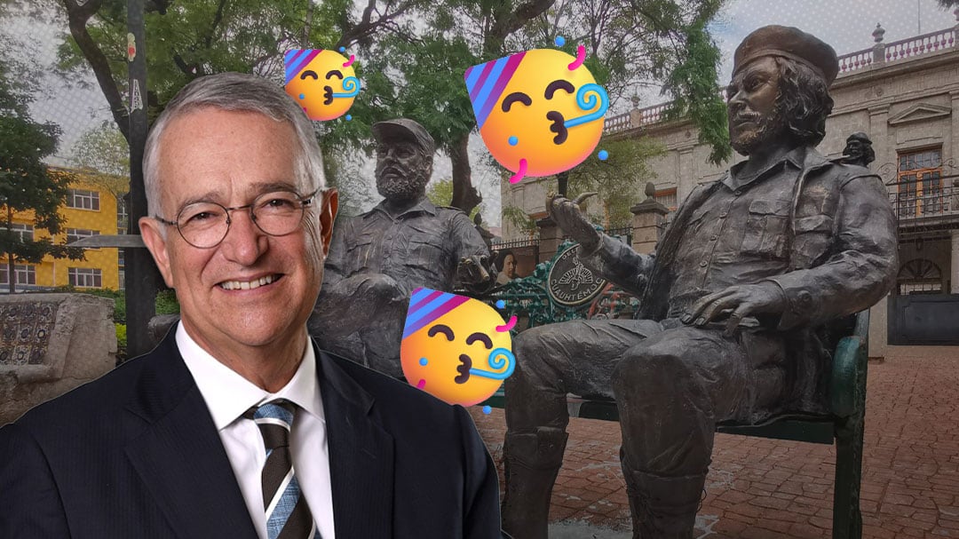 Ricardo Salinas Pliego celebra retiro de estatuas del Che Guevara y Fidel Castro en CDMX