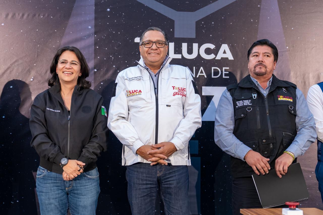 Ricardo Moreno ilumina la zona norte de Toluca