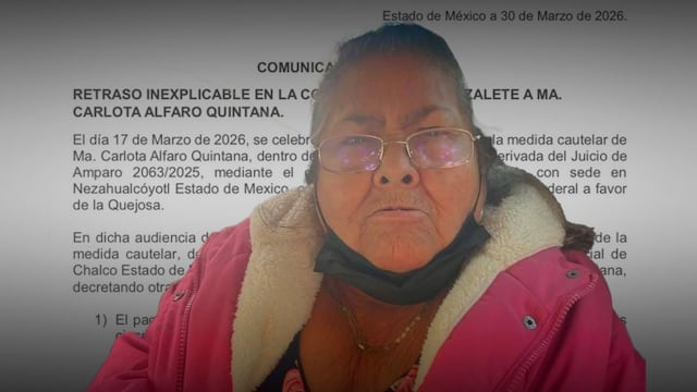 Doña Carlota sigue en prisión tras atraso en la colocación de brazalete