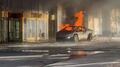 Un Cybertruck de Tesla se incendia frente a Hotel Trump en Las Vegas (VIDEO)