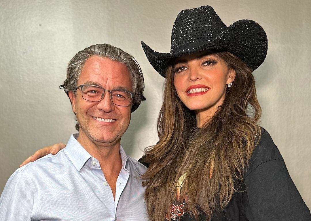 Guillermo Pous con Ana Bárbara