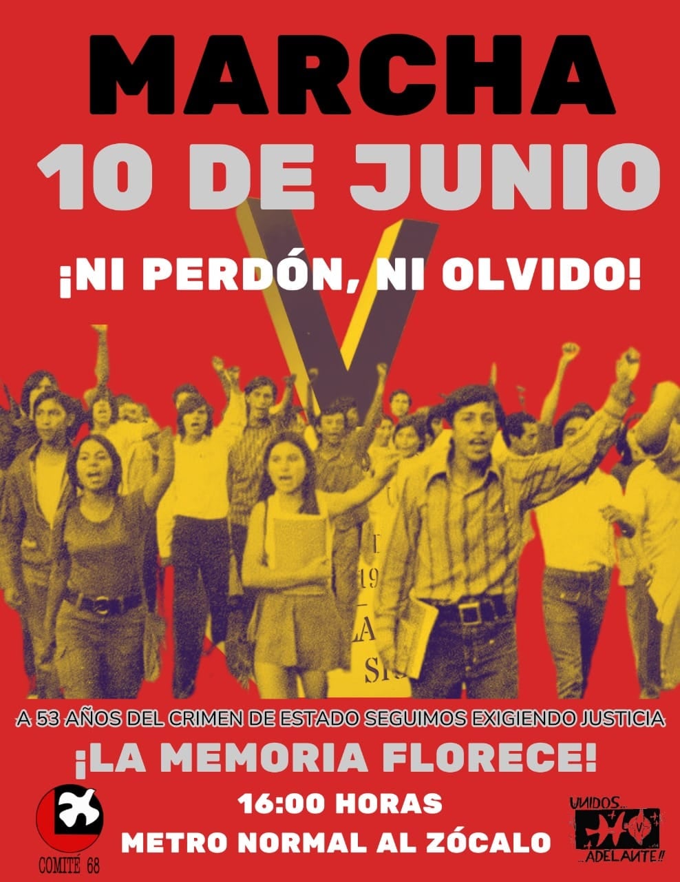 Marcha por El Halconazo: Movilización por Matanza del Jueves del Corpus, CDMX