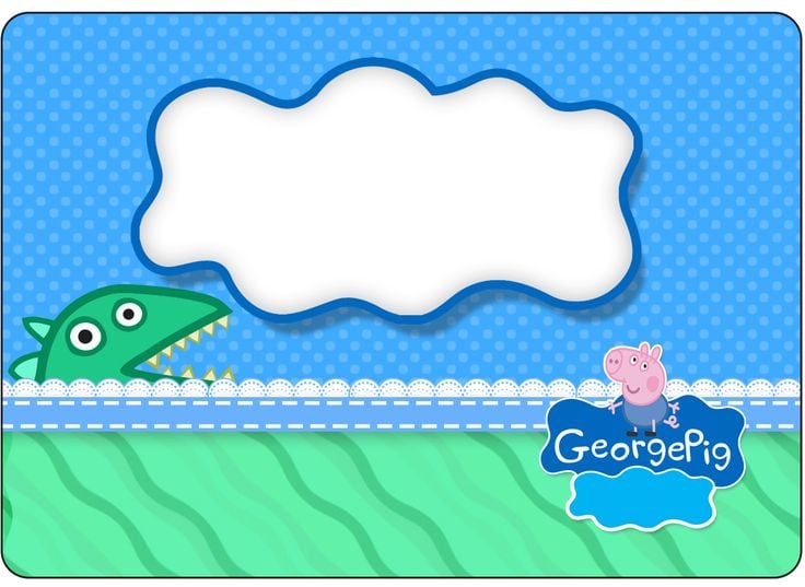 Tarjetas de feliz cumpleaños de George, hermano de Peppa Pig: 8 diseños para imprimir y regalar