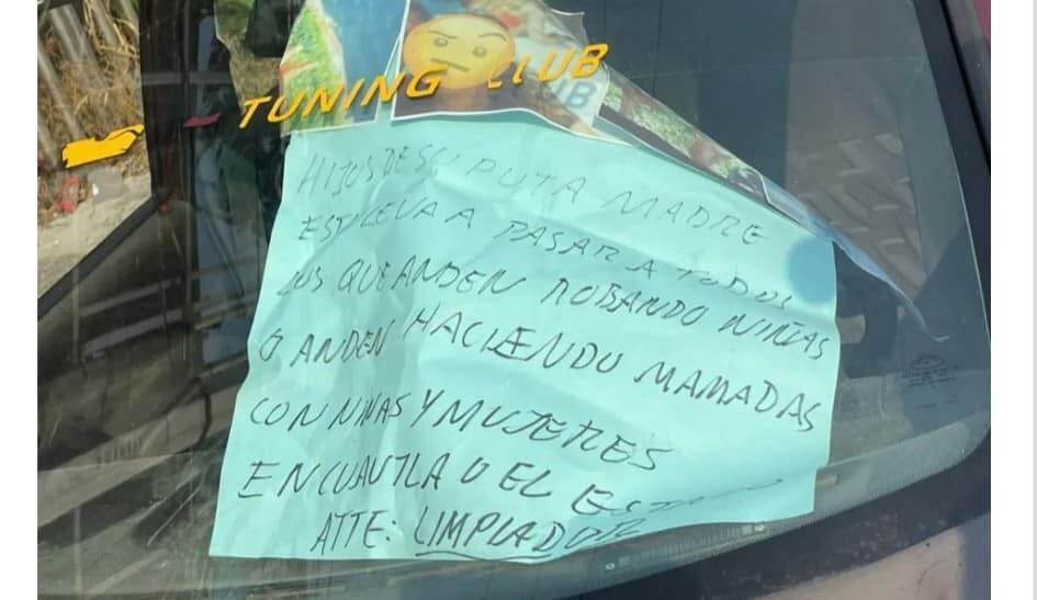 Mensaje de el "Limpiador"