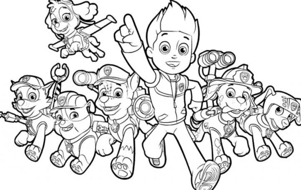 Ryder con los Paw Patrol en el Día Mundial de Bendecir a los animales