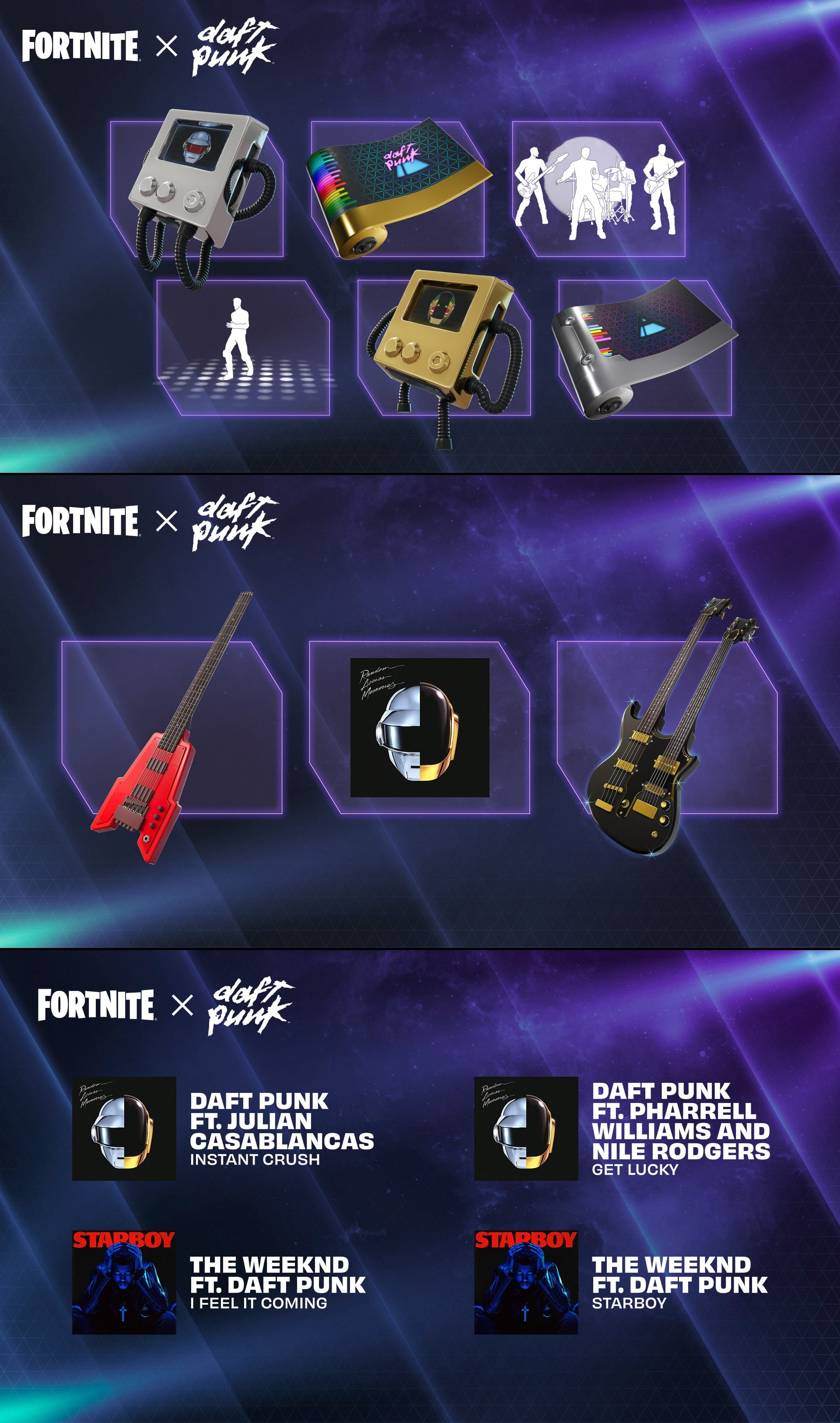 Daft Punk llega a Fortnite aunque la banda se retiró en 2021