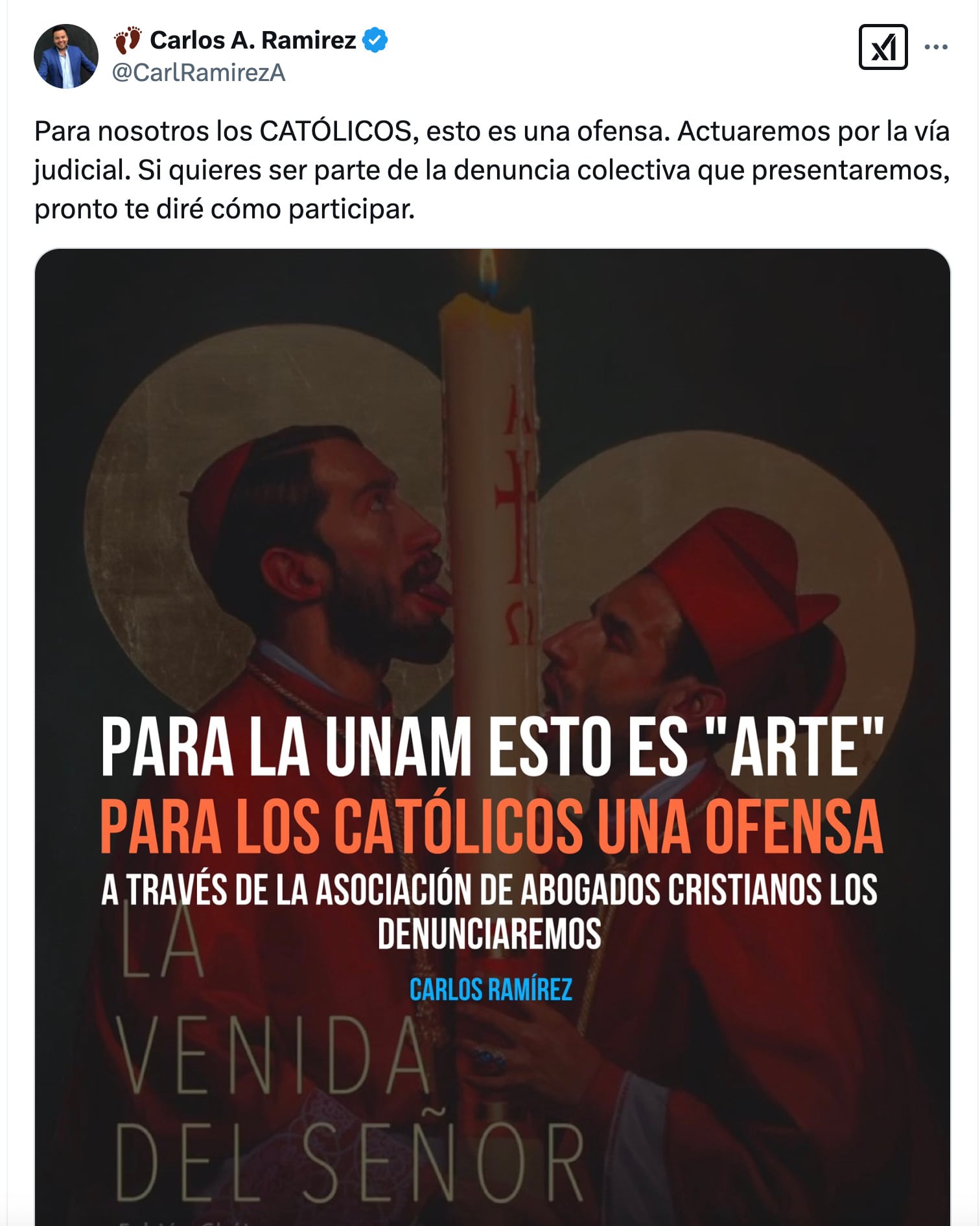 La venida del señor de Fabián Cháirez
