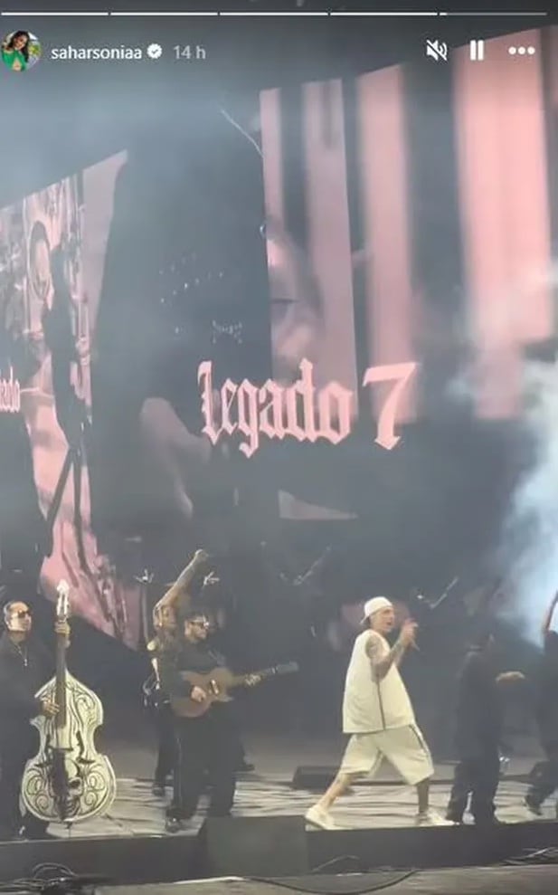 Sonia Sahar estuvo en la presentación de Peso Pluma en el Coachella 2024