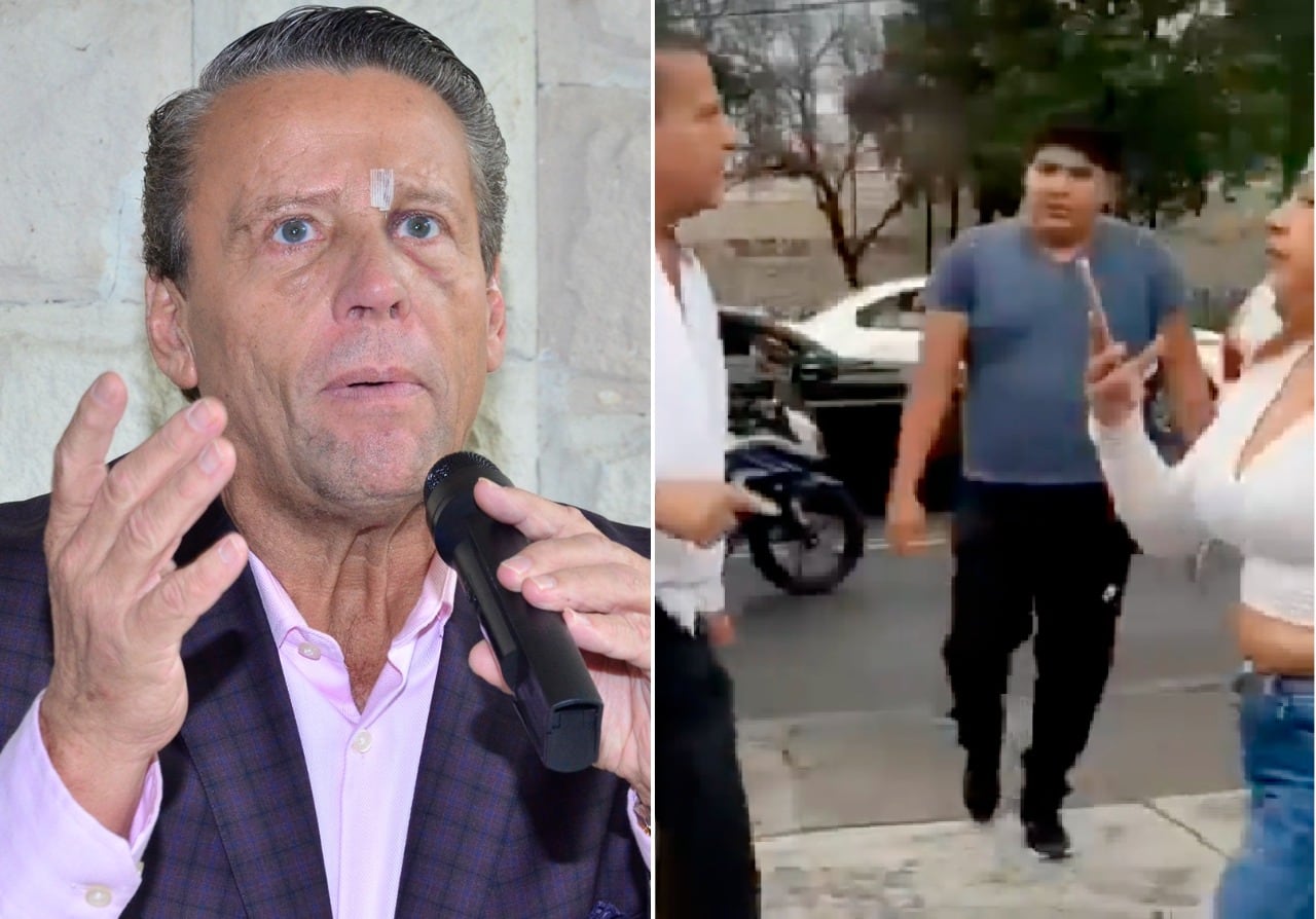 Alfredo Adame, pelea callejera